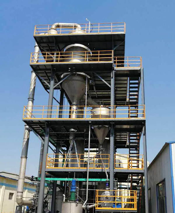 硫酸鈉mvr蒸發器安裝現場 硫酸鈉mvr蒸發器安裝現場